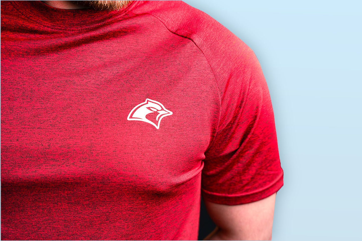 Red Performance Essential Workout Tee