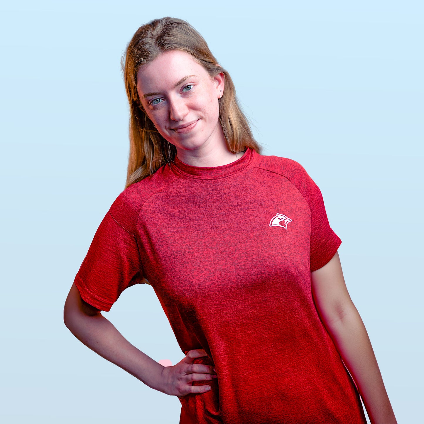 Red Performance Essential Workout Tee